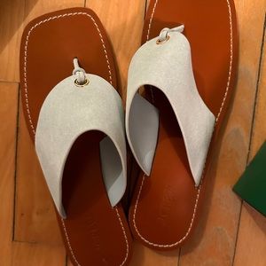 Brand New JCrew Suede & Leather Sandals in Box